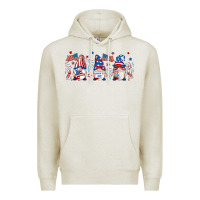 Oatmeal Heather 4th of july gnomes libbey glass Premium Hoodie - RanaPortraitStore