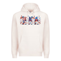 Pale Pink 4th of july gnomes libbey glass Premium Hoodie - RanaPortraitStore