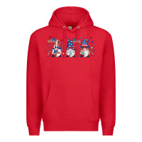 Red 4th of july gnomes libbey glass Premium Hoodie - RanaPortraitStore