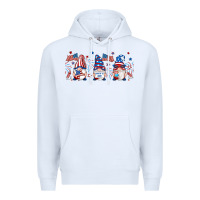 White 4th of july gnomes libbey glass Premium Hoodie - RanaPortraitStore