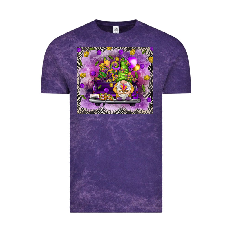 Mardi Gras Gnome On The Truck Vintage Tee by NancyCooperArtShop | Teevron
