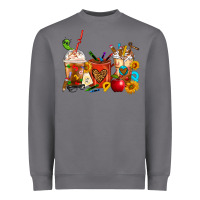 Storm Teacher Coffee Cups Heavyweight Sweatshirt - FaDigitalArtStudio