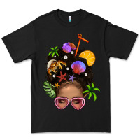 Black Beach Hair Afro Messy Bun Bbs Premium Tee - BundleAndBundleShop