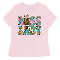 Bubblegum Pink Boss Lady Ladies Tee - BundleAndBundleShop