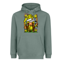 Sage softball gnome Heavyweight Hoodie - SublimationCraftShop