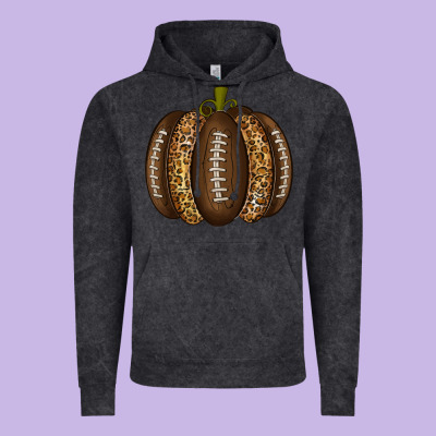 American Football Pumpkin Vintage Hoodie Designed By Texasbilliewilder