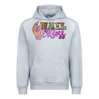 Heather Grey nail boss Urban Hoodie - BarkalooDesign