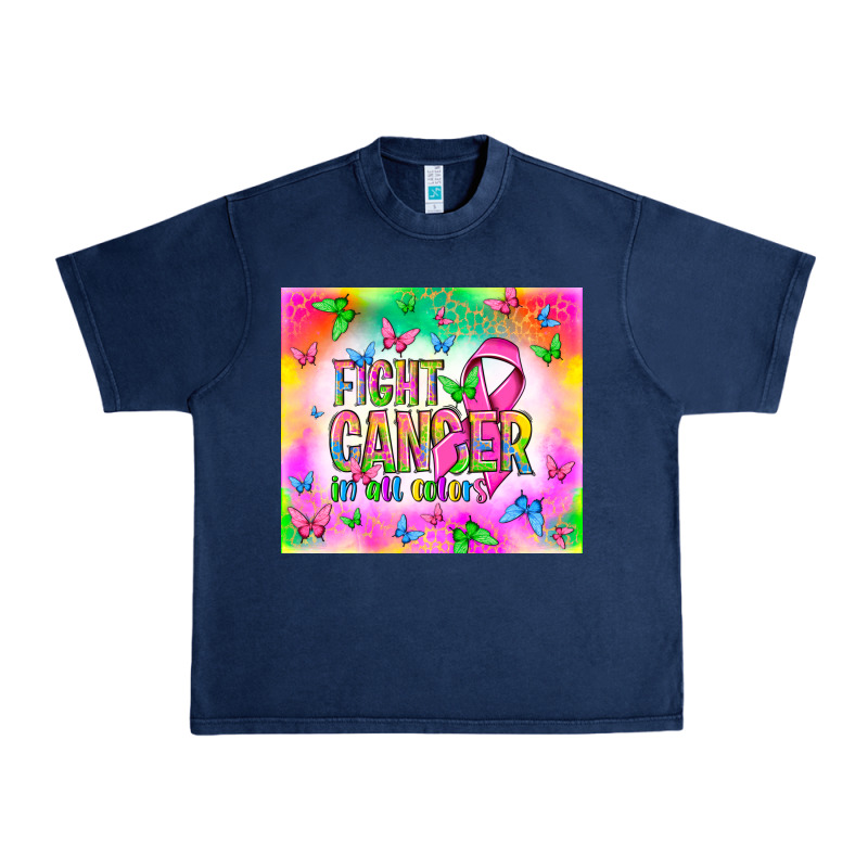 Fight Cancer In All Colors Urban Heavy Tee by NancyCooperArtShop | Teevron