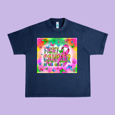 Fight Cancer In All Colors Urban Heavy Tee Designed By Nancycooperartshop