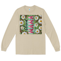 Mushroom Blessed mama with daisy and leopard Long Sleeve Tee - RanaPortraitStore