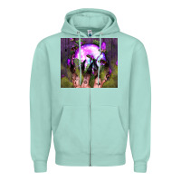 Seafoam witch hand tumbler Zipper Hoodie - BundleAndBundleShop