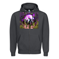 Smoke witch hand tumbler Zipper Hoodie - BundleAndBundleShop