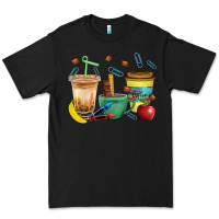 Black School Boy Coffee Cup Bbs Premium Tee - BundleAndBundleShop