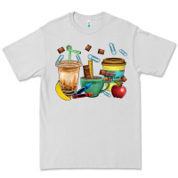 Dove Grey School Boy Coffee Cup Bbs Premium Tee - BundleAndBundleShop
