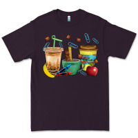 Plum School Boy Coffee Cup Bbs Premium Tee - BundleAndBundleShop