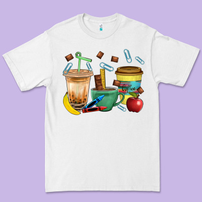 School Boy Coffee Cup Bbs Premium Tee Designed By Bundleandbundleshop