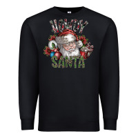 Black howdy santa Premium Sweatshirt - SublimationCraftShop