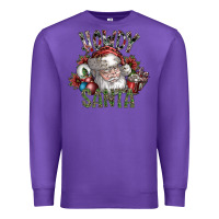 Purple howdy santa Premium Sweatshirt - SublimationCraftShop