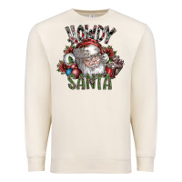 Sandshell howdy santa Premium Sweatshirt - SublimationCraftShop