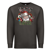 Smoke howdy santa Premium Sweatshirt - SublimationCraftShop