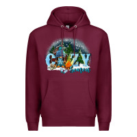 Burgundy cozy season Premium Hoodie - FaDigitalArtStudio