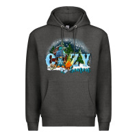 Charcoal Heather cozy season Premium Hoodie - FaDigitalArtStudio