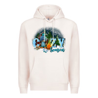 Pale Pink cozy season Premium Hoodie - FaDigitalArtStudio