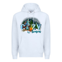 White cozy season Premium Hoodie - FaDigitalArtStudio