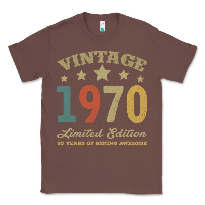 Vintage 1970 Limited Edition 50 Years Of Being Awesome Classic Tee by Bettercallsaul | Teevron
