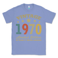 Colony Blue Vintage 1970 Limited Edition 50 Years Of Being Awesome Classic Tee - Bettercallsaul