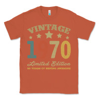 Copper Vintage 1970 Limited Edition 50 Years Of Being Awesome Classic Tee - Bettercallsaul