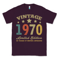 Plum Vintage 1970 Limited Edition 50 Years Of Being Awesome Classic Tee - Bettercallsaul