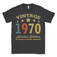 Smoke Vintage 1970 Limited Edition 50 Years Of Being Awesome Classic Tee - Bettercallsaul