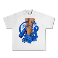 Lunar Rock Colon Cancer diva blue ribbon Urban Heavy Tee - NancyCooperArtShop