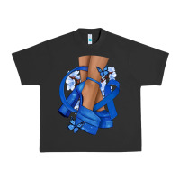 Pigment Black Colon Cancer diva blue ribbon Urban Heavy Tee - NancyCooperArtShop