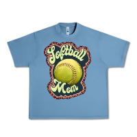Pebble Blue softball mom Urban Heavy Tee - JahusDesignShop