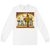 White faith with cross Long Sleeve Tee - TumblerDesignByShophia