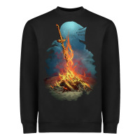 Black Limited Edition Dark Souls Heavyweight Sweatshirt - tuanDangUi