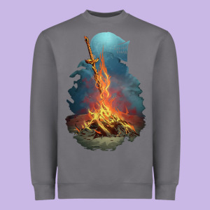 Limited Edition Dark Souls Heavyweight Sweatshirt Designed By Tuandangui