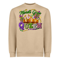 Mushroom mardi gras queen Heavyweight Sweatshirt - FaDigitalArtStudio