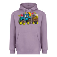 Lavender softball tractor Heavyweight Hoodie - SublimationCraftShop