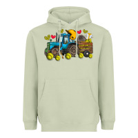 Matcha softball tractor Heavyweight Hoodie - SublimationCraftShop
