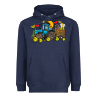 Navy softball tractor Heavyweight Hoodie - SublimationCraftShop