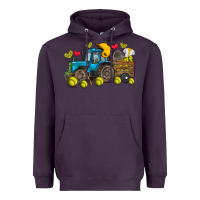 Plum softball tractor Heavyweight Hoodie - SublimationCraftShop