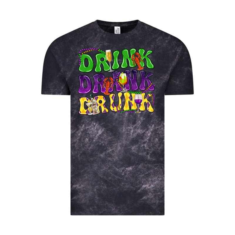 Drink Drank Drunk Vintage Tee by NancyCooperArtShop | Teevron