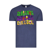 Vintage Denim Drink drank drunk Vintage Tee - NancyCooperArtShop