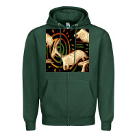 Sports Green african ethnic animal seamless pattern Zipper Hoodie - BundleAndBundleShop