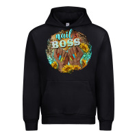 Black nail boss Urban Hoodie - BarkalooDesign