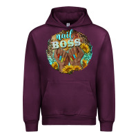 Mauve Wine nail boss Urban Hoodie - BarkalooDesign