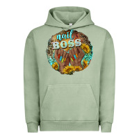 Pigment Oil Green nail boss Urban Hoodie - BarkalooDesign